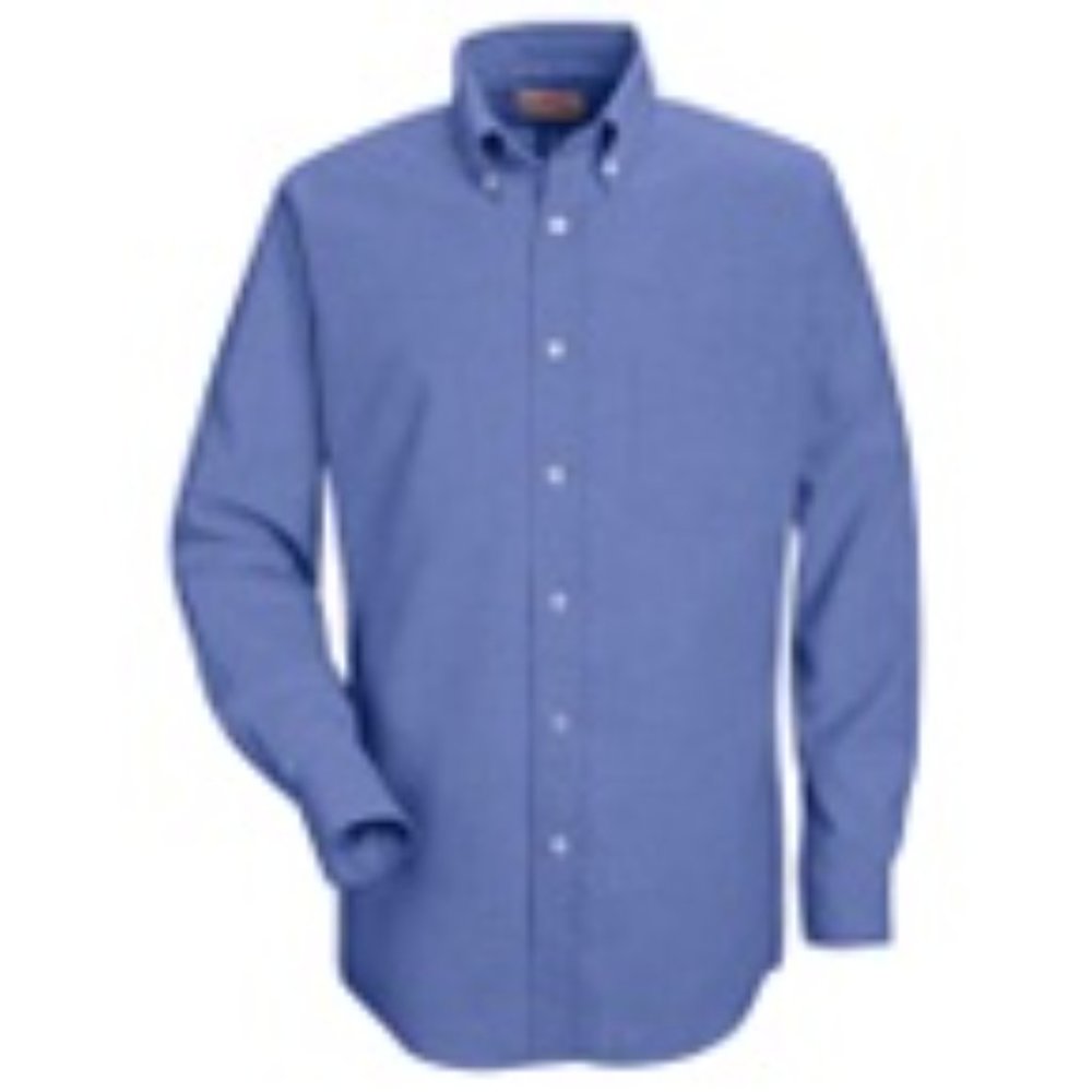 NWT Executive Division Long Sleeve Men's Light Blue Button-Down Shirt
